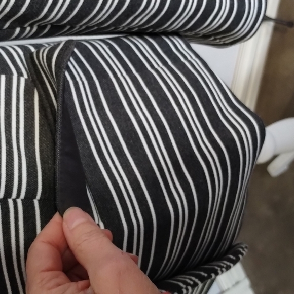 Tommy Hilfiger Blazer Size 10 Black White Stripe NWT - Picture 5 of 12